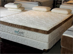 Part of the Cool-pedic line, this Kathy Ireland Designs Jardin mattress features pocketed coils, gel foam and Cool-pedic foam. In the queen size the mattress will retail for $999