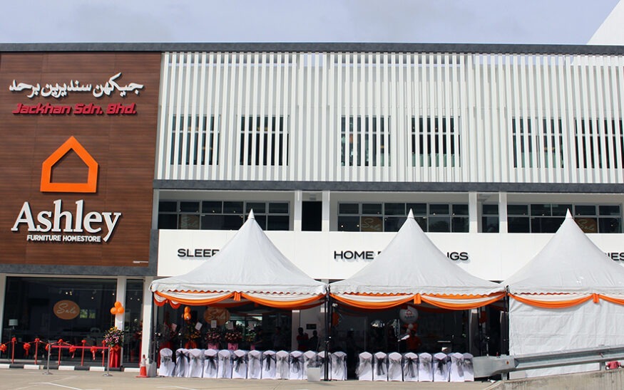 The new Ashley store in Bandar Seri Begawan, Brunei.