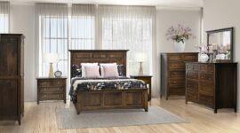 Millcraft hardwood bedroom set