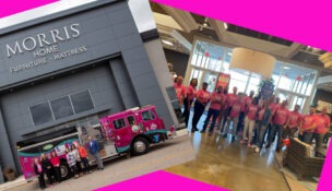 Top 100 retailer Morris Furniture is supporting Pink Ribbon Good this month.