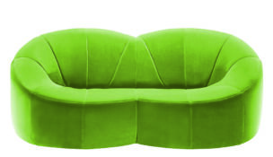 Pumpkin by Pierre Paulin is one of the pieces that can be seen in Ligne Roset's Chicago pop-up.